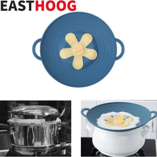 Silicone lid Spill Stopper Cover For Pot Pan Kitchen Accessories Cooking Tools Flower Cookware Home Kitchen Accessories Gadgets