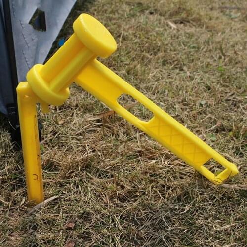 Outdoor camping hammer Tent plastic ground mountaineering Curtain gear pocket staff hiking