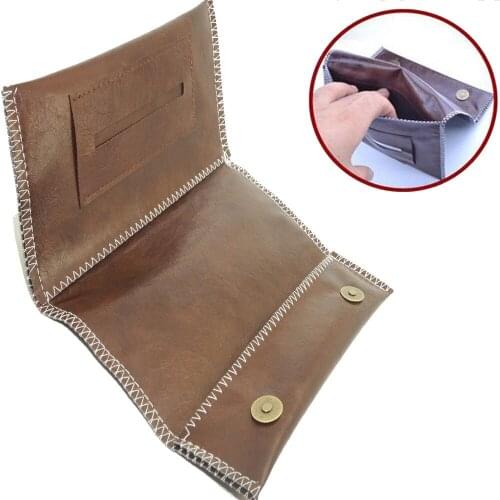 PU Leather Hookah Cigarette Tobacco Pouch Case Wallet Rolling Tip Paper Holder