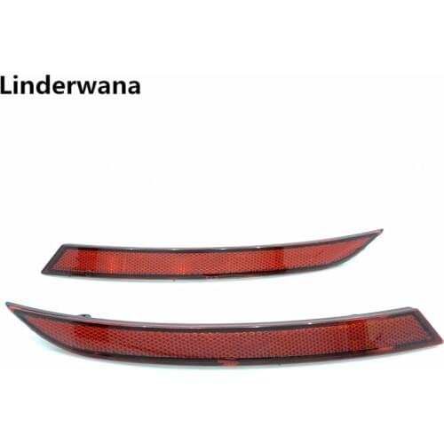 1 SET For VW PASSAT CC 2008-2011 Reflector Fake Lights After Bumper Lamp Decorative Dark Red 3C8 945 105 B 3C8 945 106 B