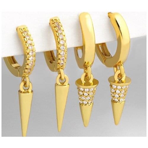 Женские золотые серьги Aieckoulinghtwen China At AliExpress