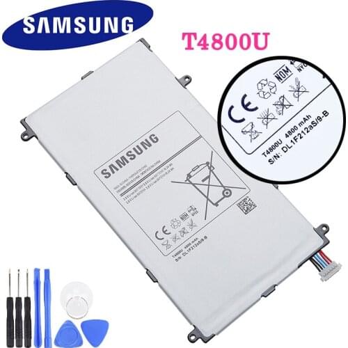 Samsung Original Battery T4800U T4800E For Samsung Galaxy Tab Pro 8.4 in SM-T321 T325 T320 T321 Tablet PC Battery 4800mAh+Tools