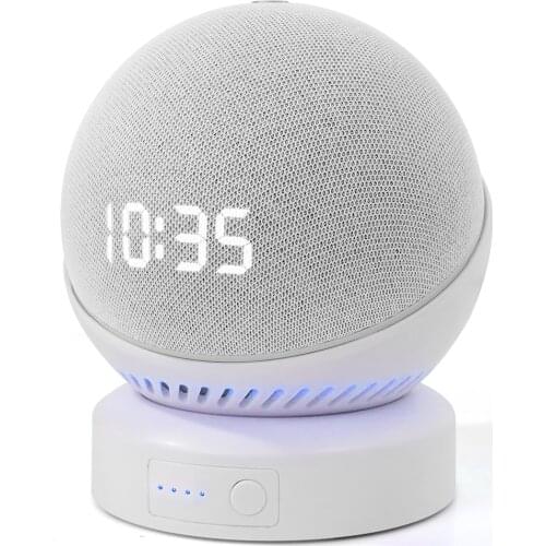 Battery Base for Echo Dot 4th Wireless charger Alexa Speaker Portable Power Bank for Dot 4 Docking Station