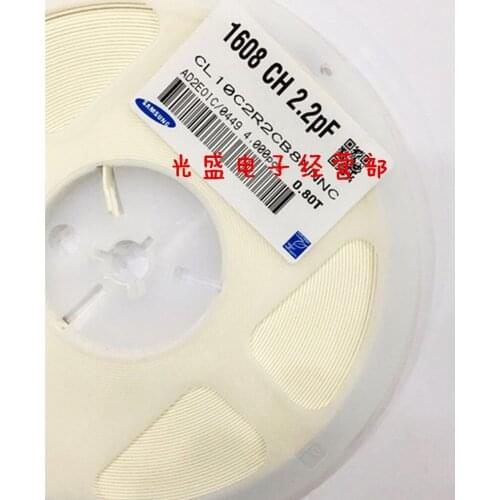 CL10C2R2CB8NNNC CAP CER 0603 2.2P 2R2C ±0.25pF 50V C0G Ceramic Capacitor 4000pcs Ceramic Capacitor