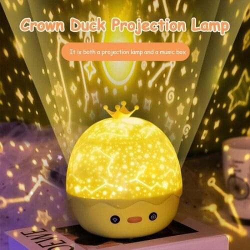 Childrens Night Light BT Speaker Chargeable Kids Star Night Light Rotating Starry Sky Projector Colorful LED Lamp Birthday Gift