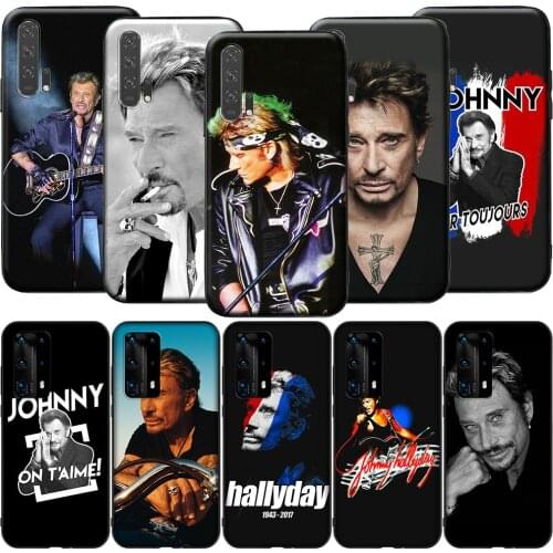 GX106 Johnny Hallyday Silicone Case for Honor 6A 7A 3GB 7C 7X 8 8A 8X 8C 9 10 Lite View 20S 9A 10X Max Pro