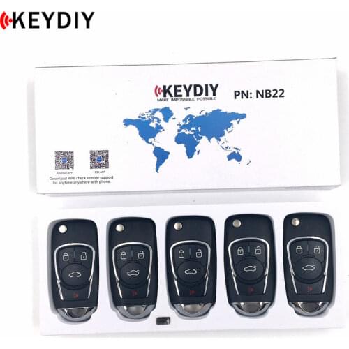 KEYDIY 5pcs,New NB22 NB Series Universal Multi-functional Remote Control For KD900/KD MINI All B and NB KD Remotes