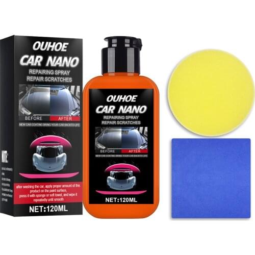 Car Nano Repairing Spray Car Scratch Removal Liquid Ceramic Coat Super Hydrophobic Repairing Spray Car Coating Wax Car Maintenan