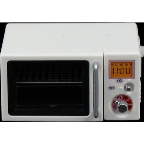 New 1/12 Kitchenware Cookware Set for Dolls House Miniature Home Kitchen Accessory Model(Microwave oven) 3 Styles