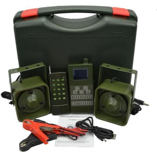 2018 NEW 210 sounds 2*50W External loud speaker with timer on/off Electronics mp3 Hunting bird caller turkey hunting decoys