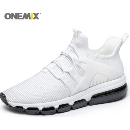 ONEMIX New Running Shoes for Men Breathable Mesh Air Cushion Jogging Women Sports Shoes Fitness Casual Outdoor Walking Sneakers