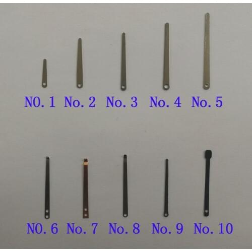 50 pieces/lot) Saxophone Flute Clarinet Leaf Flat Spring