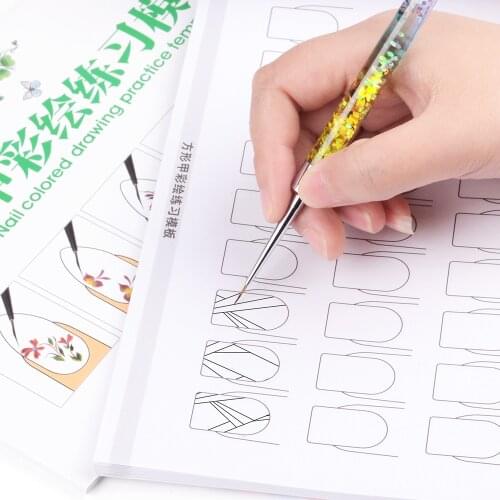 Professional Nail Line Painting Brushes Glitter Acrylic Thin Liner Drawing Pen Polish UV Gel Pen DIY Design Salon Manicure Tools