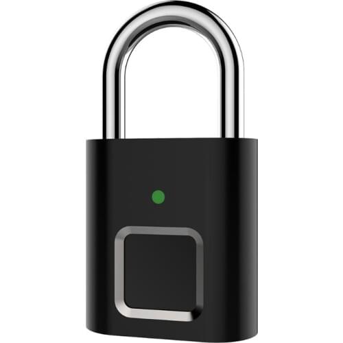 Anytek L34 Smart Fingerprint Padlock Mini Security USB Rechargeable Keyless Lock for Door Locker Bag Suitcase