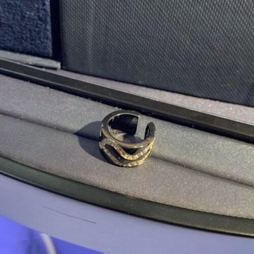 UMGODLY 1pc Ear Cuff Black Dark Grey Mono Camouflage Sliding Ear Cuff AAA Zirconia Clip Earring Women Jewelry