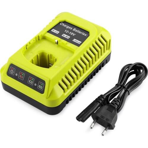 Newest Ryobi Charger P117 Replacement Charger for Ryobi Ni-CD Ni-MH Li-ion 12V 14.4V 18V Battery P107 P108 P110 Fast Charging