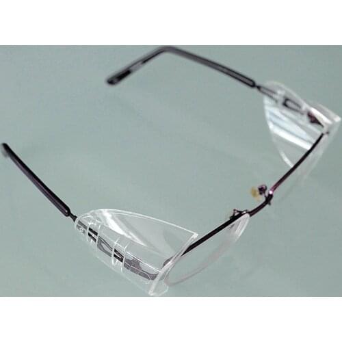 1Pair Saliva-Proof and Dust-Proof Side Wing Glasses Are Widely Compatible with Protectors and Durable Goggles