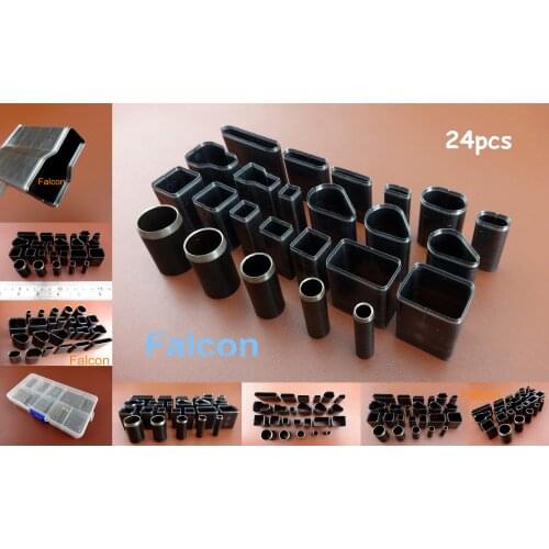 24pcs Leather Craft 24 Shape Style Hollow Hole Cutter Punch DIY Tool Set Sewing Stitching Carving Stamping Knife Cutter Chisel