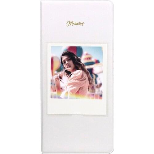 64 Pockets Photo Storage Souvenir Albums Classmate Picture Collect Commemorative Book Suitable For Polaroid 600/W210/W300 Photo