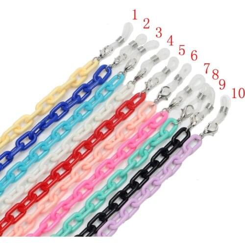 Fashion Link Acrylic Sunglasses Chain Eyeglass Holder Hanging Neck Chain Eyeglasses chain for Men Women