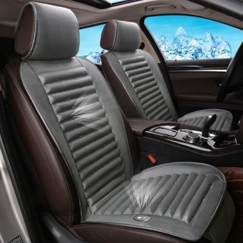Electric Air-Cooled Ventilation Car Seat Cover Built-In Fan Car Cushion Comfortable Natural Wind For Lincoln MKT MKX MKS MKC