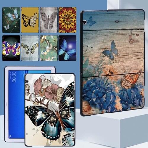 Tablets Case for Huawei MediaPad T5 10 10.1 Inch Ultra-thin Plastic Hard Back Cover Case + Free Stylus