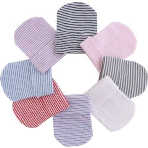 Infant Baby Hat Newborn Baby Beanie Cotton Knit Striped Baby Caps Toddler Hat Infant Beanie Hat Baby Girl Boy Hat Cap