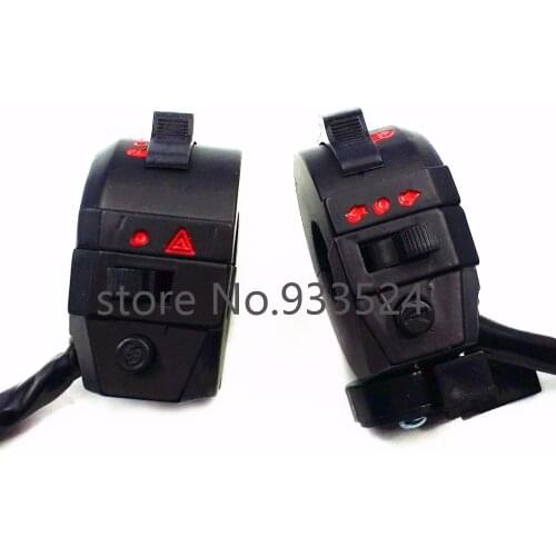 Dual Sport Control Left Right Switch Light Turn Signal Horn For Honda Kawasaki Suzuki Yamaha KTN Dual sport ATV Dirt Bike