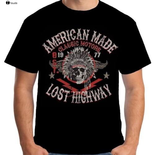 2019 Hot Sale 100% Cotton Mens Premium T-Shirt American Classic Motorcycles Biker A17781 Tee Shirt