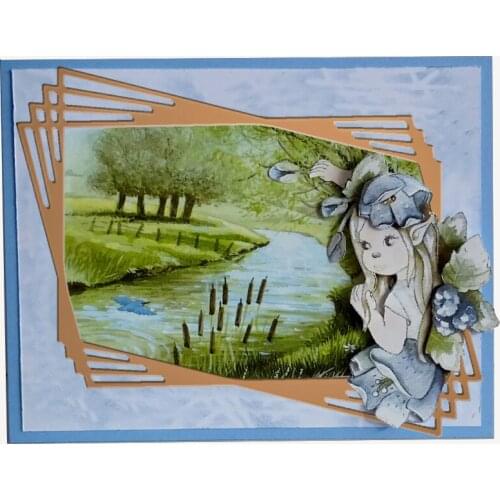 Hot sale Scrapbooking Square New Metal Layering For Cutting Dies For DIY Photo Album Decoration Embossing Folder 2019