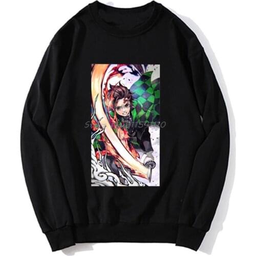Items Nezuko Anime Demon Slayer Kimetsu No Yaiba Kamado Hoodie Unisex Men Fleece Hoodies Sweater Sweatshirt Streetwear