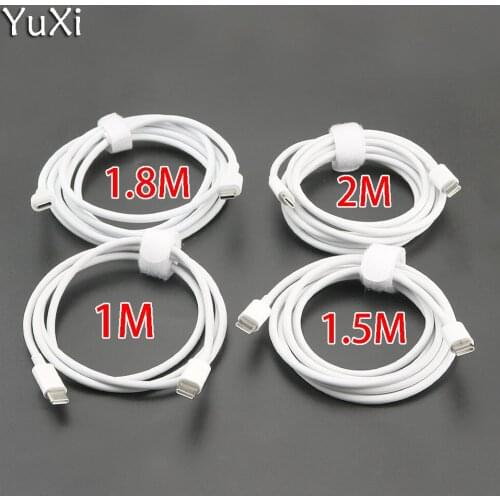 YuXi 1M/1.5M/1.8M/2M USB C to USB C Type C Cable Male to male 5A PD Fast Charging Data Cable for MacBook Pro for Samsung/Google