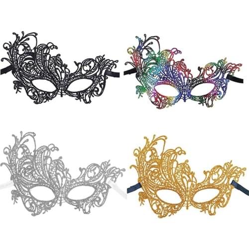 Lace Half Face Sexy Phoenix Eye Mask Party Mask Masquerade Halloween Mask MS Game Sex Costume Womens Erotic Accessories