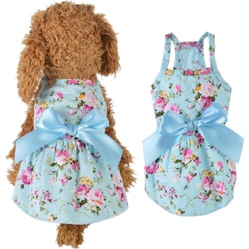 Summer Dog Clothes And Dogs Skirt Summer Princess Dog Wedding Dresses York Clothes For Dogs Skirts Pet Dress