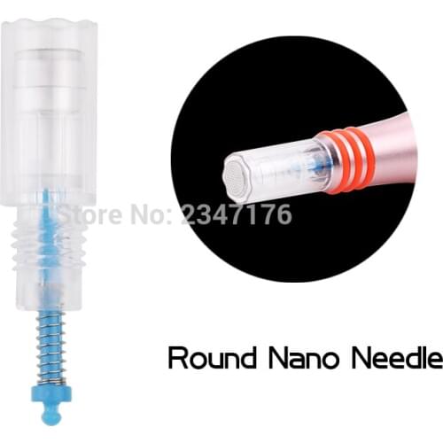 50pcs Micro Needle Round Nano Needle for permanent makeup machine pen system scar/pores/ stretch mark removal Beauty Tool