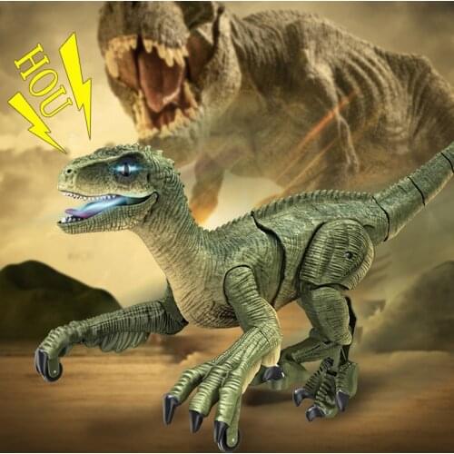 Remote Control Dinosaur Walking Dinosaur Model Simulation Dinosaur Spray Christmas Gift Remote Control Spray Dinosaur Model