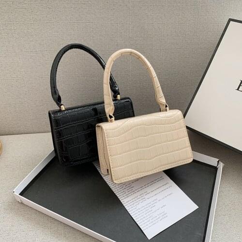 Fashion Stone Pattern Clutch Women PU Leather Solid Color Casual Handbag Female Street Shopping Tote Evening Bag