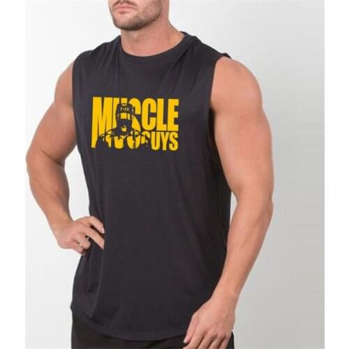 2020 New Arrivals Men Summer Tank Top Bodybuilding Sleeveless Brand Casual Shirts Mens Hot Selling Gyms Workout Vest Tank Top