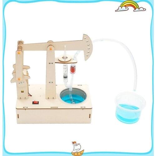 Handmade Children Diy Toy Technology Pumping Unit Toy Home Fun Experiment School Science Supplies Kit Education G7W6
