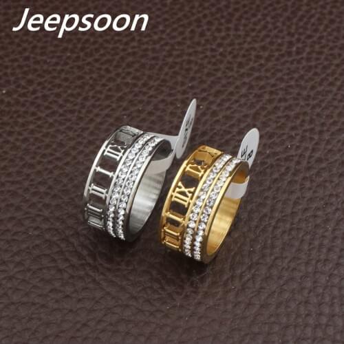 Newest HOT Selling Wholesale Fashion Jewelry Stainless Steel Jewelry Gold And Silver Color Rings RBJFAOBC