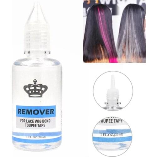 Hair Lace Wig Glue Remover Cap Toupee Adhesive Super Bonding Glue Remover 30ml For Hairstyle Beauty Accessory Salon Use