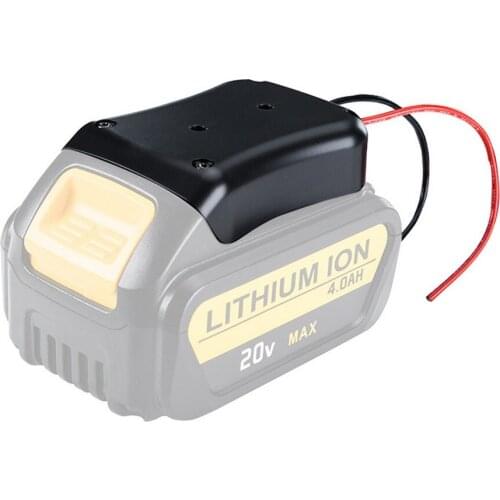 Suitable for 14.4V/18V/20V Power Tools DIY Battery Adapter Lithium Battery Adapter Base Power Connector 2AWG Robotics Tool Parts