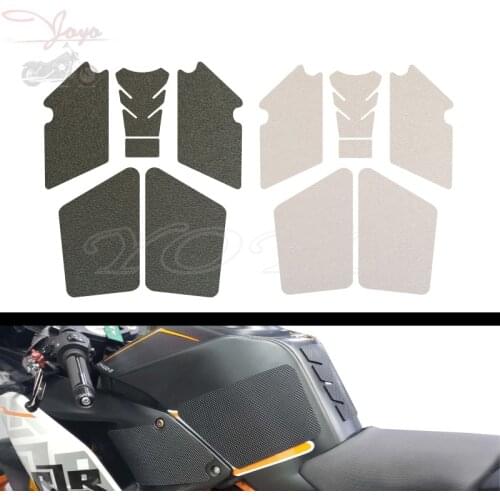 Motorcycle Transparent Tank Traction Pad Side Gas Knee Grip Protector Anti slip sticker For RC390 2014 to 2020