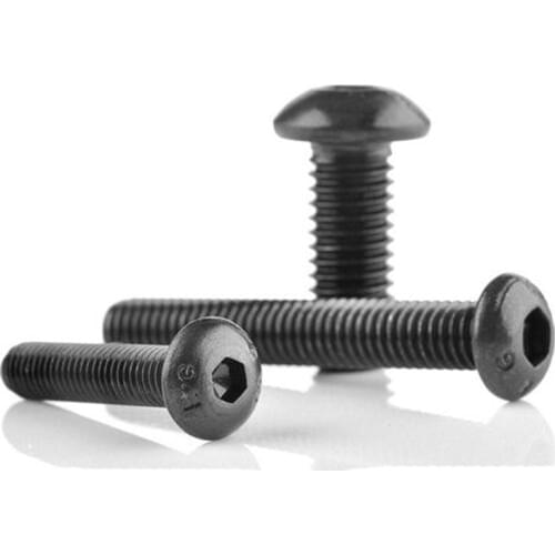 M3 M4 Hex Socket Allen Screws Half Round Head Bolts Mushroom head Screw Length 6mm-30mm