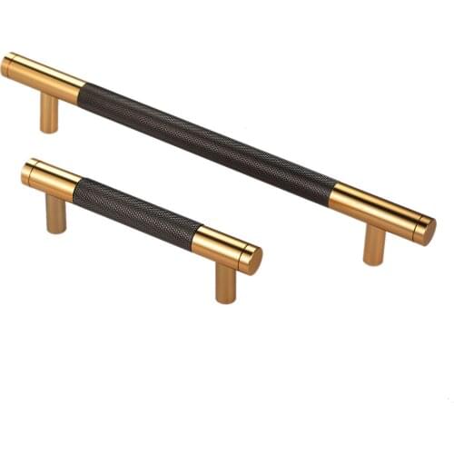 Modern Handle Knurled Alloy Pull Textured Knob 96mm/192mm w/screw Decorative Hardware Cupboard Door Drawer Bathroom kitchen