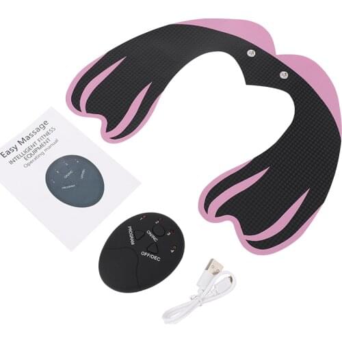 Muscle Stimulator EMS Massager Buttocks Abdominal Muscle Trainer USB Charging Machine Slimming Massager Gym Equiment