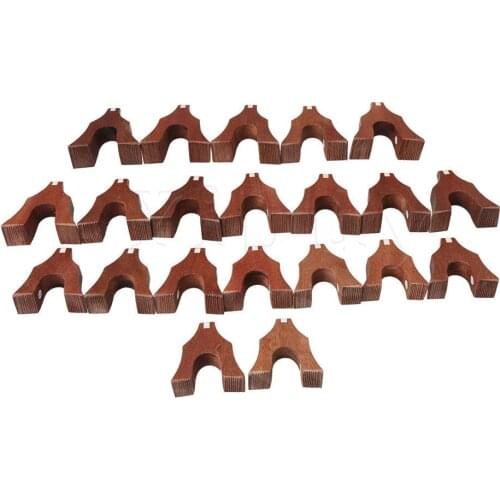 Yibuy 21 Strings Redwood Classical Music Instrument Guzheng Bridge Set Part