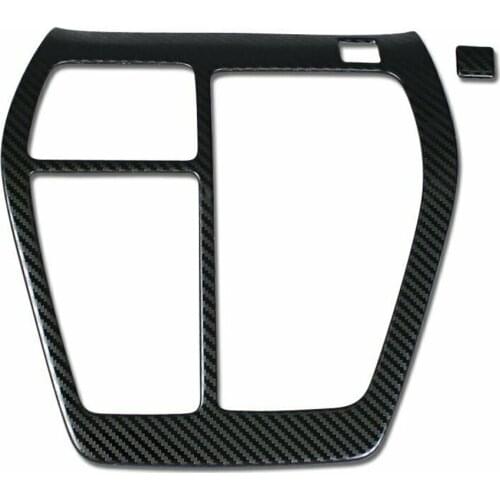 Carbon Fiber Gear Shift Frame Protector Accessories Fit For 2019 2020 Toyota RAV4 Shifter Panel Console Cover Trim