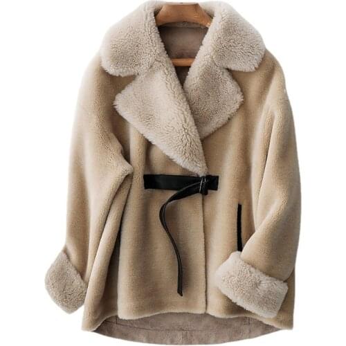 Women 2021 Autumn Winter Warm Faux Fur Coat Female Fashion Casual Oversized Soft Fluffy Fleece Jackets Elegant Overcoat C368