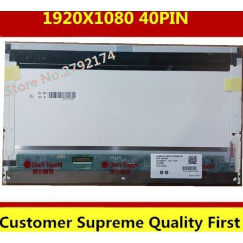 Laptop lcd screen for 15.6 LTN156HT01 LP156WF1 TLC1 B156HW02 V1 B156HW01 N156HGE-L11 N156HGE-L12 1920*1080 40pin